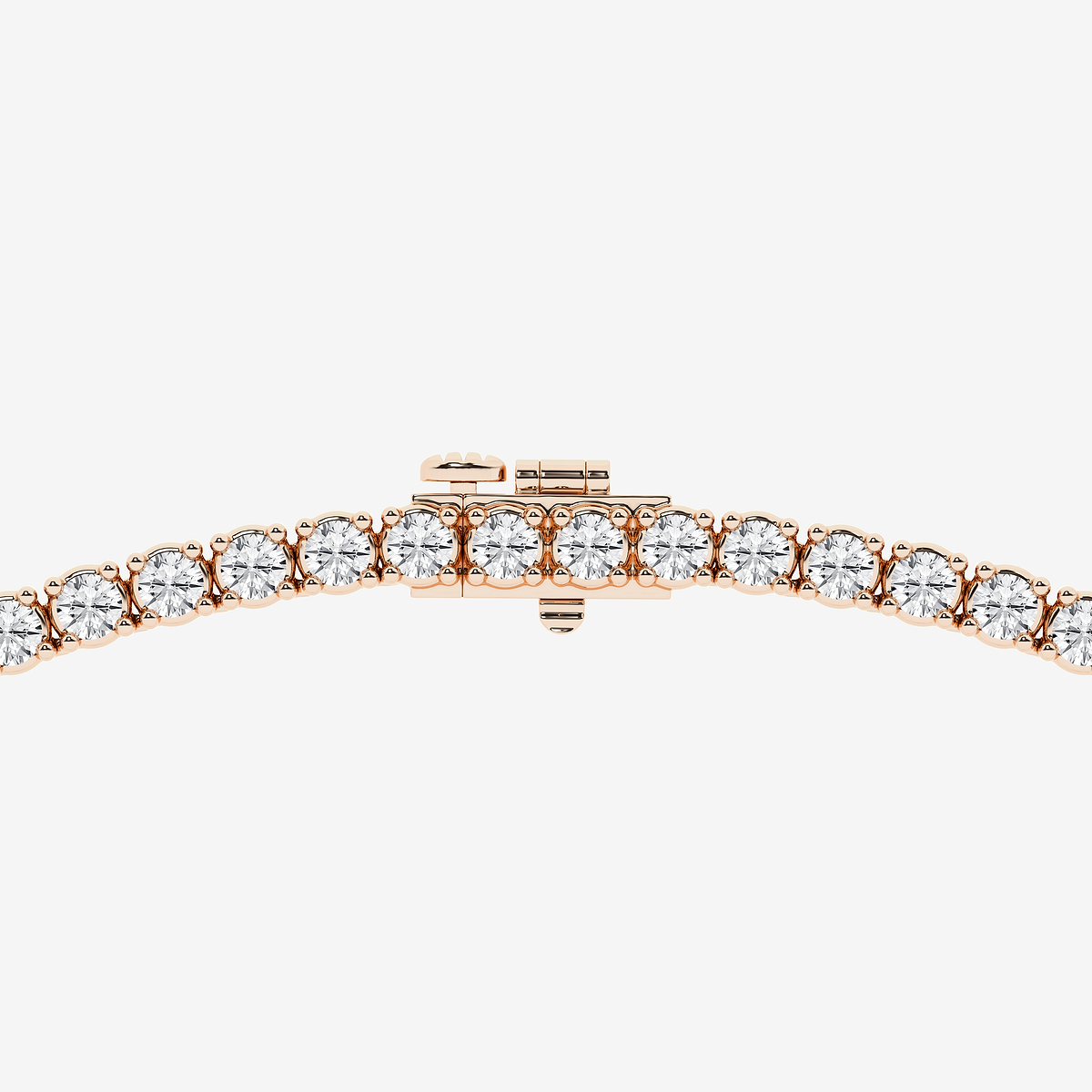 Additional Image 2 for  10 ctw Round Lab Grown Diamond Four Prong Graduated Tennis Necklace